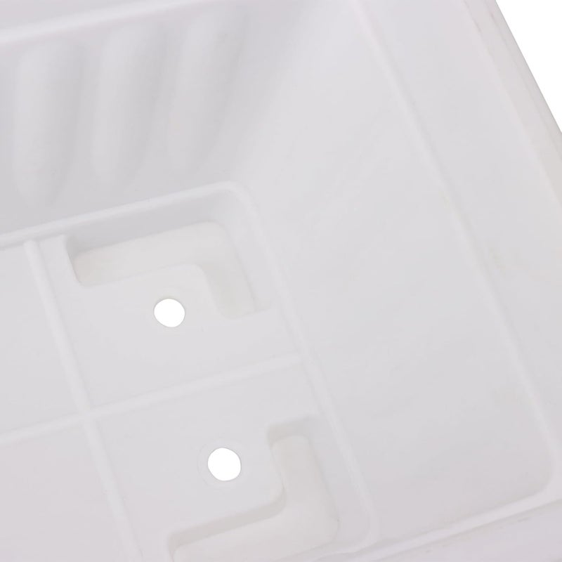 JOIKIT 6 Packs 17 Inch White Plastic Flower Window Boxes Planters with Drainage Holes & Tray, Rectangular Long Vegetable Flower Windowsill Box Planter Pot with Plant Label for Garden Patio Balcony - Image 4